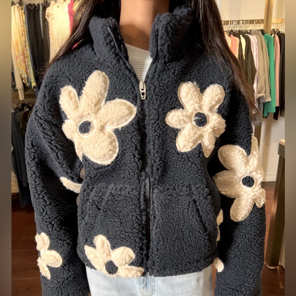 Blank NYC Love Life Fleece Jacket